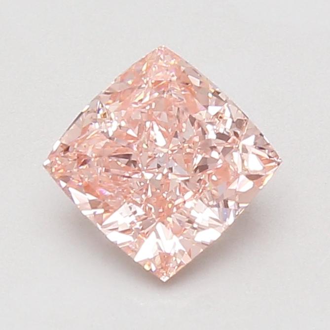 1.62 Ct. Fancy Vivid Pink Cushion Lab Grown Diamond
