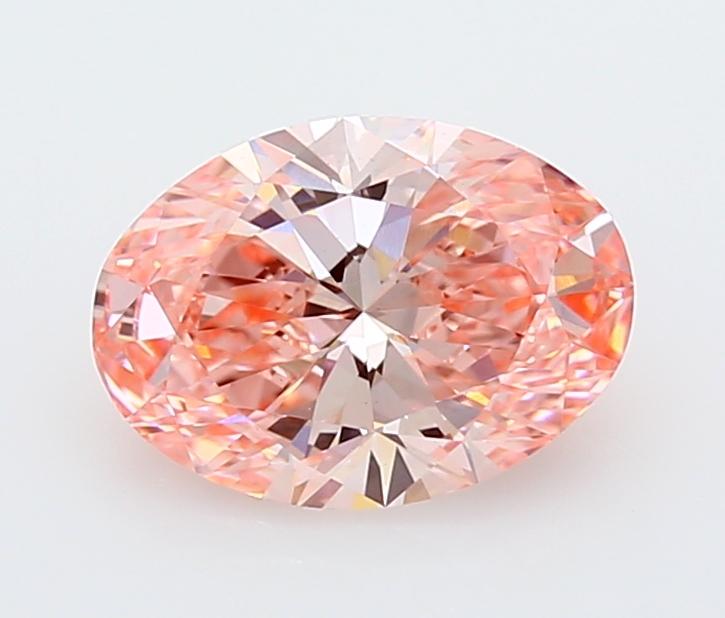 2.07 Ct. Fancy Vivid  Pink Oval Lab Grown Diamond