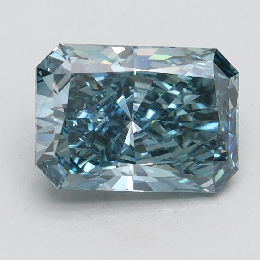 2.05 Ct. Fancy Vivid Blue Radiant Lab Grown Diamond