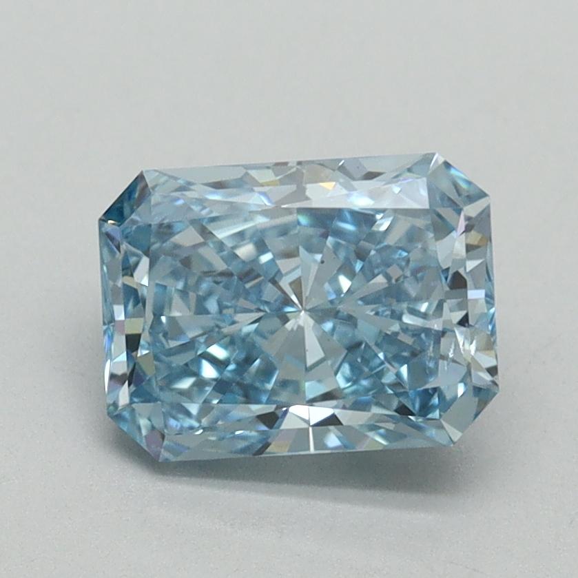 1.33 Ct. Fancy Vivid Blue Radiant Lab Grown Diamond