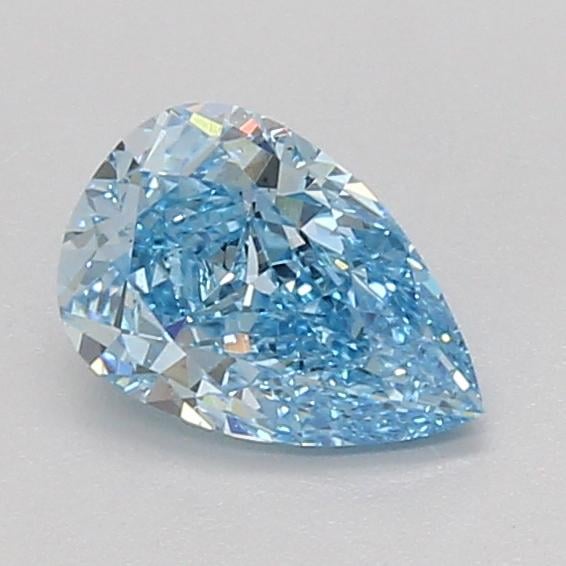 1.01 Ct. Fancy Vivid Blue Pear Lab Grown Diamond