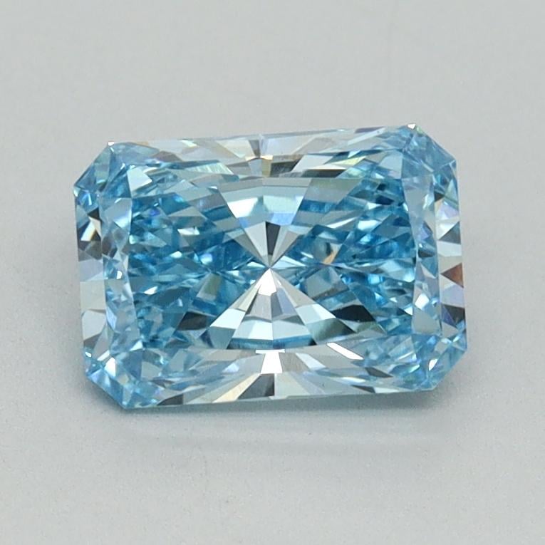 1.05 Ct. Fancy Vivid Blue Radiant Lab Grown Diamond