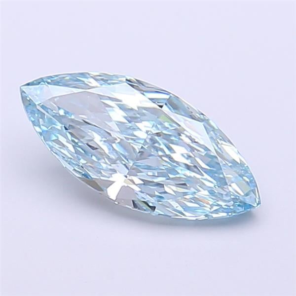 1.13 Ct. Fancy Intense  Blue Marquise Lab Grown Diamond