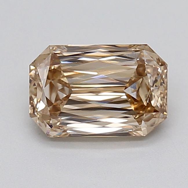 1.08 Ct. Light  Brown Radiant Lab Grown Diamond