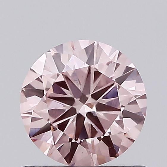 0.64 Ct. Fancy Intense Pink Round Lab Grown Diamond