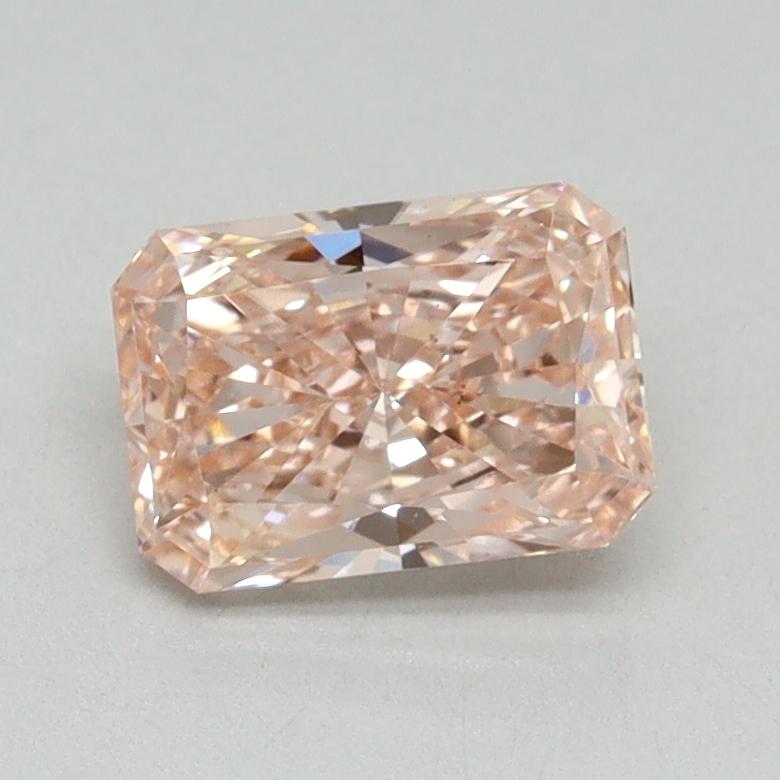 1.00 Ct. Fancy Vivid Pink Radiant Lab Grown Diamond