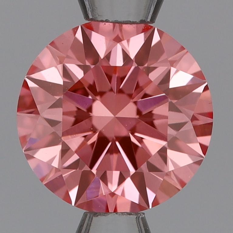1.02 Ct. Fancy Vivid Pink Round Lab Grown Diamond