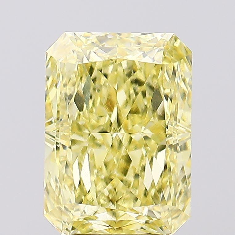 5.08 Ct. Fancy Intense Yellow Radiant Lab Grown Diamond