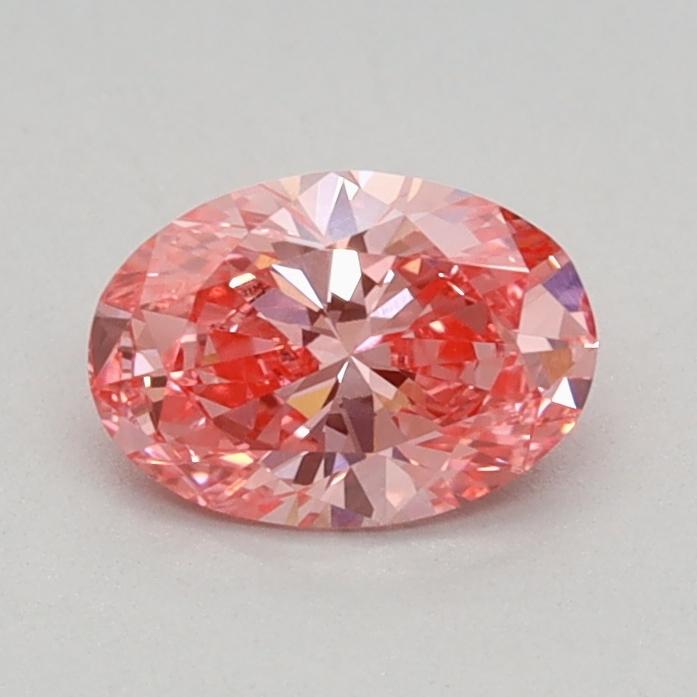 0.43 Ct. Fancy Vivid Pink Oval Lab Grown Diamond