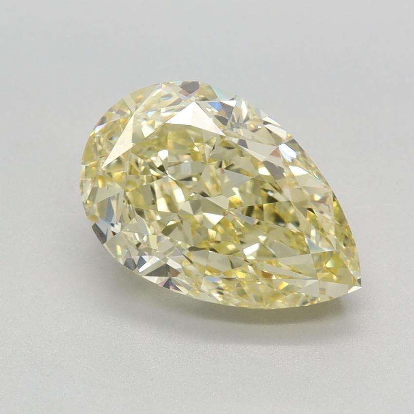 2.68 Ct. Fancy Intense Yellow Pear Lab Grown Diamond