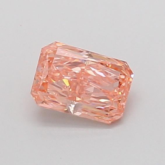 0.54 Ct. Fancy Vivid Pink Radiant Lab Grown Diamond