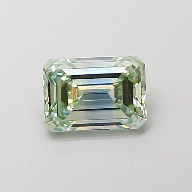 0.52 Ct. Fancy Vivid  Green Emerald Lab Grown Diamond