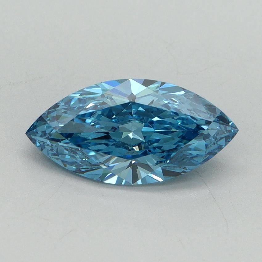 1.33 Ct. Fancy Vivid Blue Marquise Lab Grown Diamond