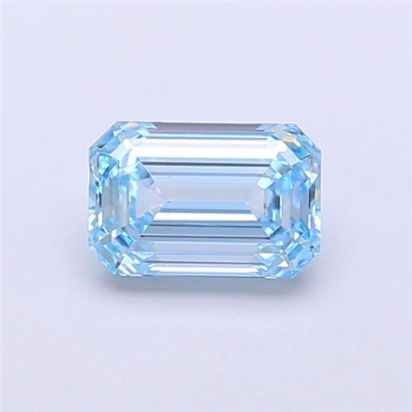 1.05 Ct. Fancy Vivid  Blue Emerald Lab Grown Diamond