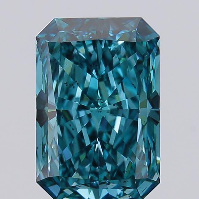 5.01 Ct. Fancy Vivid Blue Radiant Lab Grown Diamond