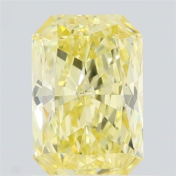 0.83 Ct. Fancy Intense Yellow Radiant Lab Grown Diamond