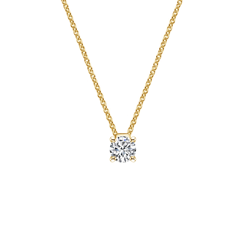 Diamond Solitaire Pendant Yellow Gold Top Sellers, 51% OFF | www 