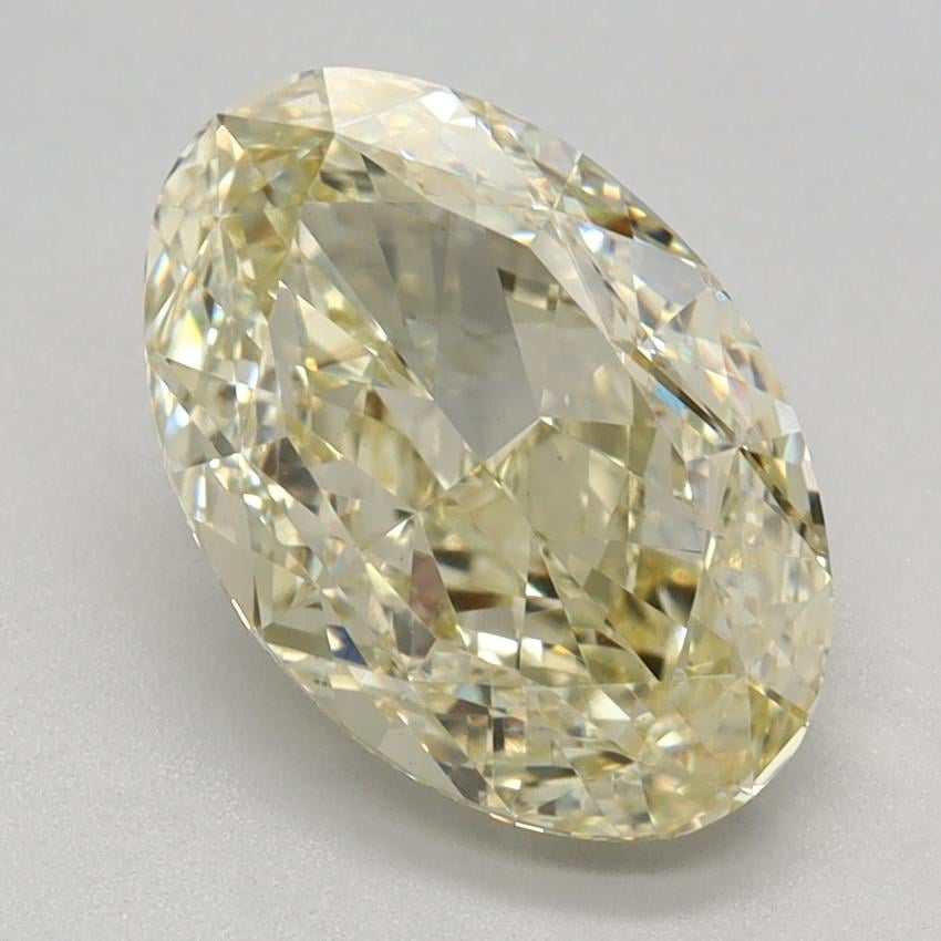 2.14 Ct. Fancy Intense Yellow Oval Lab Grown Diamond