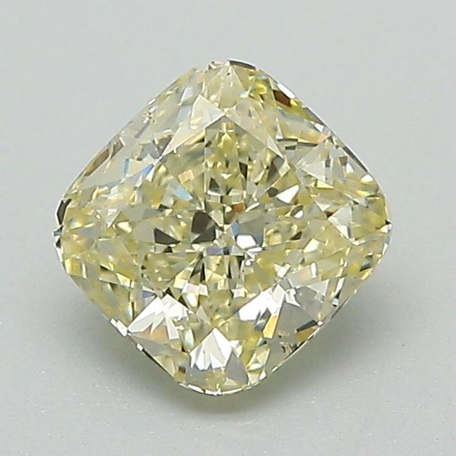 1.03 Ct. Fancy Yellow Cushion Lab Grown Diamond