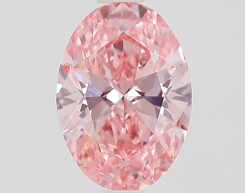 1.77 Ct. Fancy Vivid Pink Oval Lab Grown Diamond