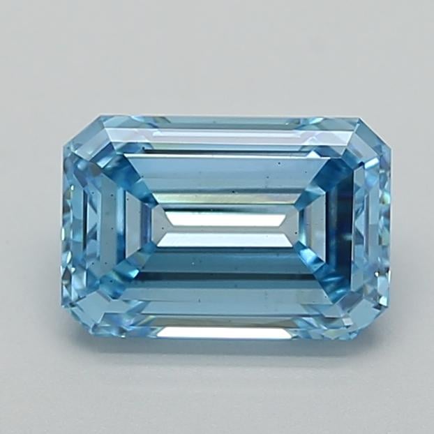 2.00 Ct. Fancy Vivid  Blue Emerald Lab Grown Diamond