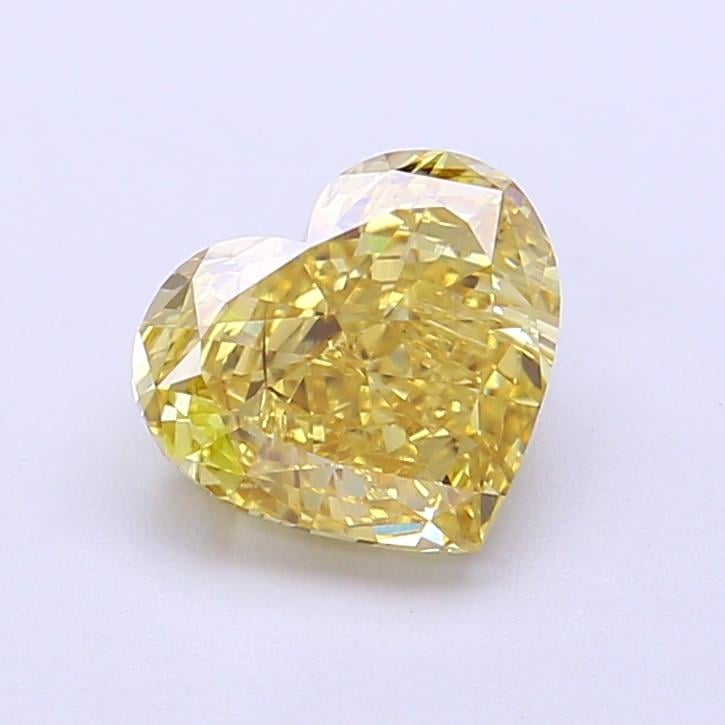 1.52 Ct. Fancy Yellow Heart Lab Grown Diamond