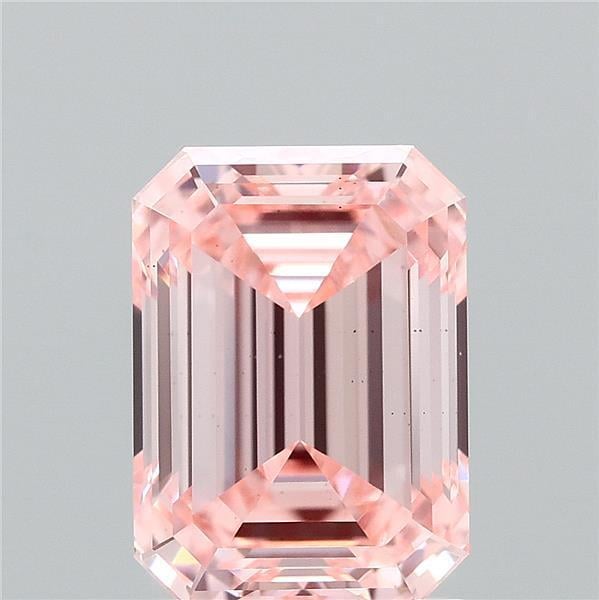 2.01 Ct. Fancy Intense Pink Emerald Lab Grown Diamond