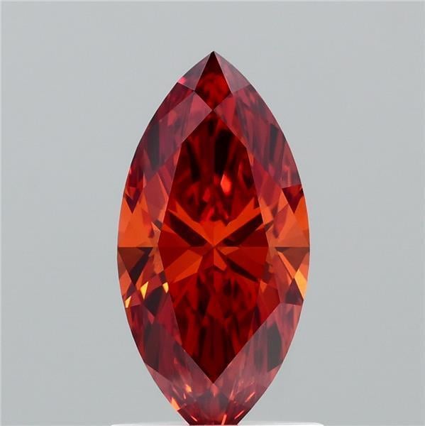 1.06 Ct. Fancy Intense Brownish Orange Marquise Lab Grown Diamond