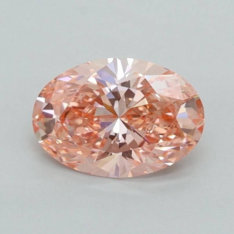 1.04 Ct. Fancy Vivid  Pink Oval Lab Grown Diamond