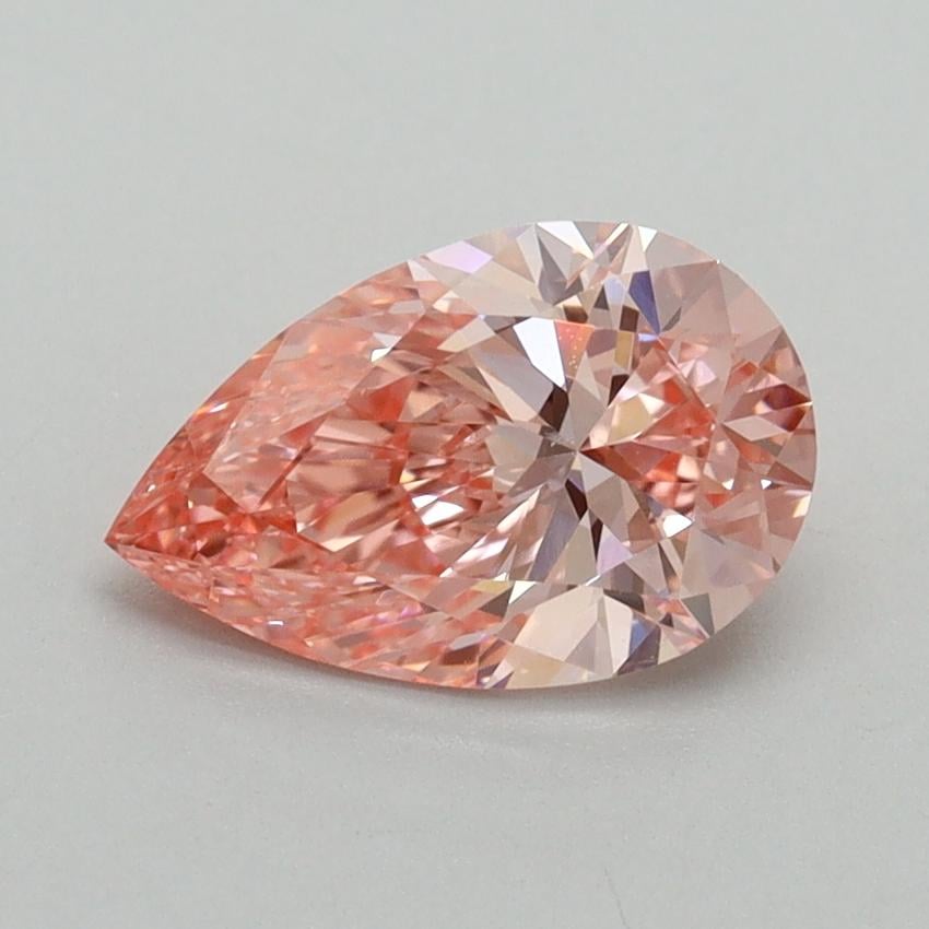1.30 Ct. Fancy Vivid Pink Pear Lab Grown Diamond