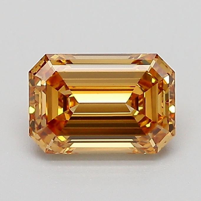 1.04 Ct. Fancy Light  Brown Emerald Lab Grown Diamond