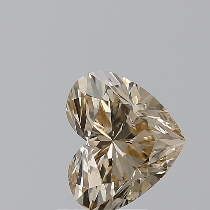 1.51 Ct. Fancy Light Yellowish Brown Heart Diamond