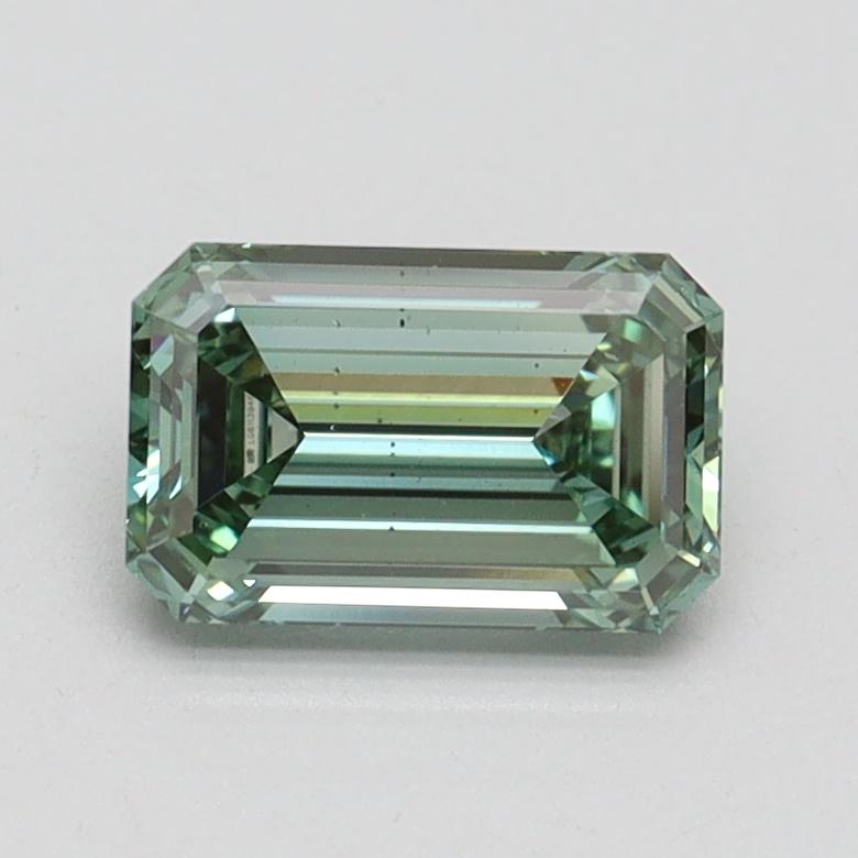 1.01 Ct. Fancy Intense Green Emerald Lab Grown Diamond