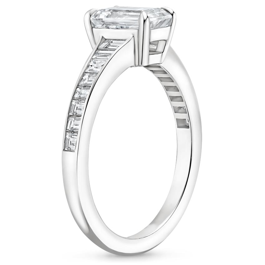 Platinum Amalfi Diamond Ring (1/2 ct. tw.), large side view