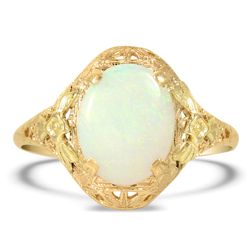 Art Nouveau Opal Vintage Ring