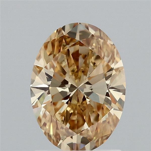 1.48 Ct. Fancy Intense Yellow Oval Lab Grown Diamond