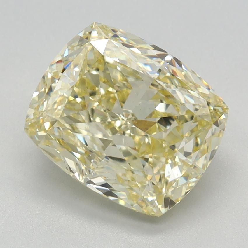 2.46 Ct. Fancy Fancy Yellow Cushion Lab Grown Diamond