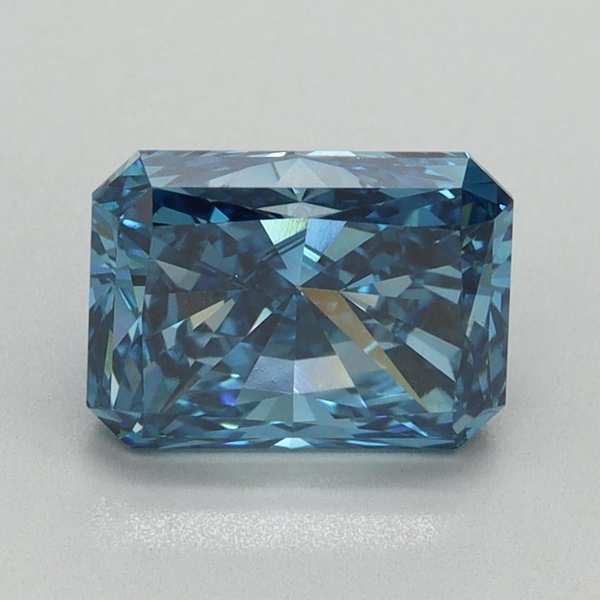 2.07 Ct. Fancy Vivid Blue Radiant Lab Grown Diamond