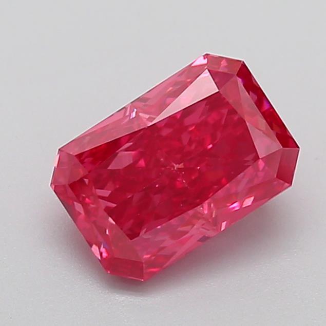 2.12 Ct. Fancy Vivid  Pink Radiant Lab Grown Diamond