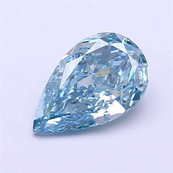 1.00 Ct. Fancy Vivid Blue Pear Lab Grown Diamond