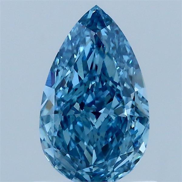 1.01 Ct. Fancy Vivid Blue Pear Lab Grown Diamond