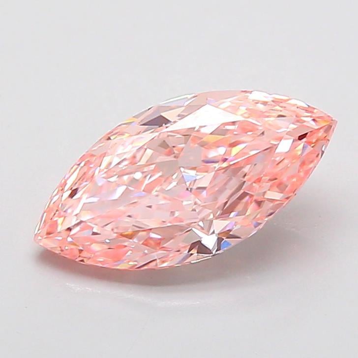 2.02 Ct. Fancy Vivid Pink Marquise Lab Grown Diamond