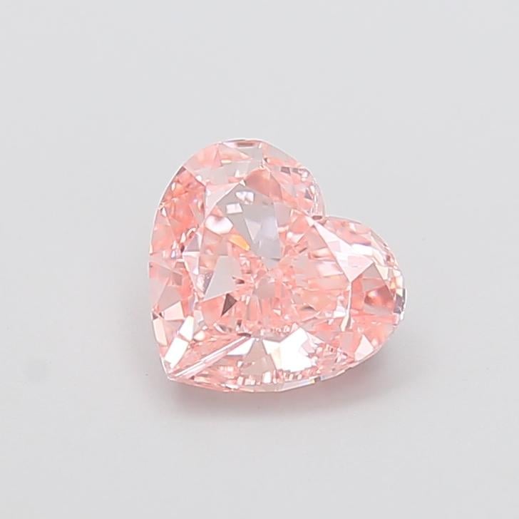 1.89 Ct. Fancy Intense  Pink Heart Lab Grown Diamond