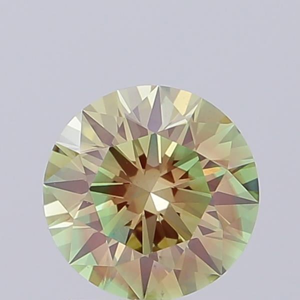 1.43 Ct. Fancy Green Round Lab Grown Diamond