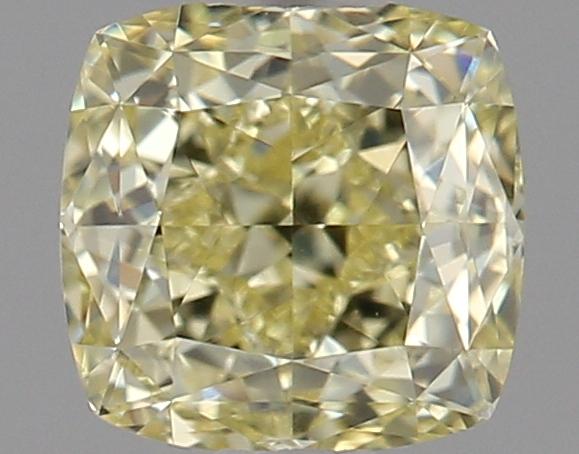 0.72 Ct. Fancy Yellow Cushion Diamond