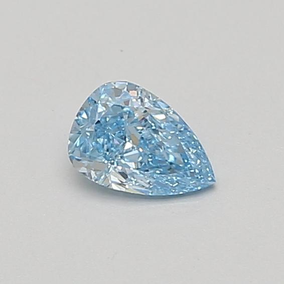 0.35 Ct. Fancy Vivid Blue Pear Lab Grown Diamond