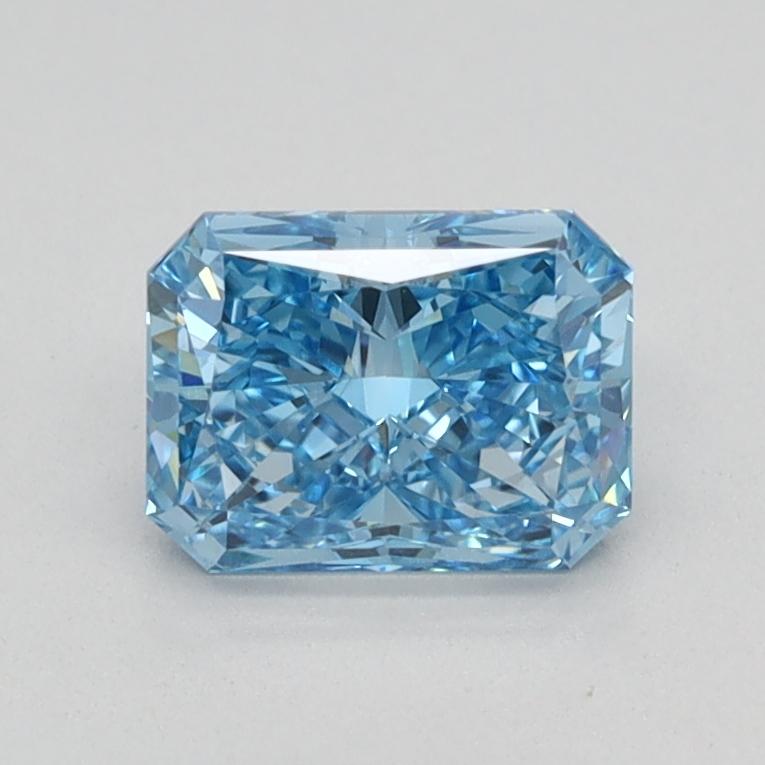 0.70 Ct. Fancy Vivid Blue Radiant Lab Grown Diamond
