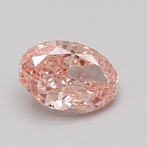 0.90 Ct. Fancy Vivid Pink Oval Lab Grown Diamond