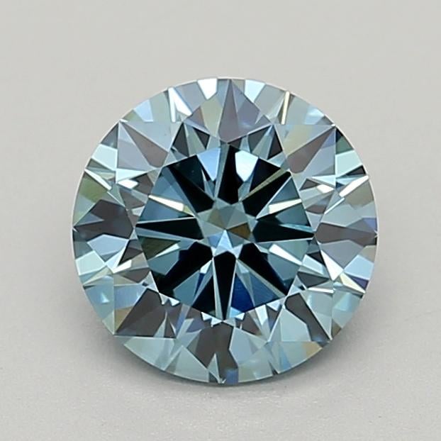 1.91 Ct. Fancy Vivid Blue Round Lab Grown Diamond