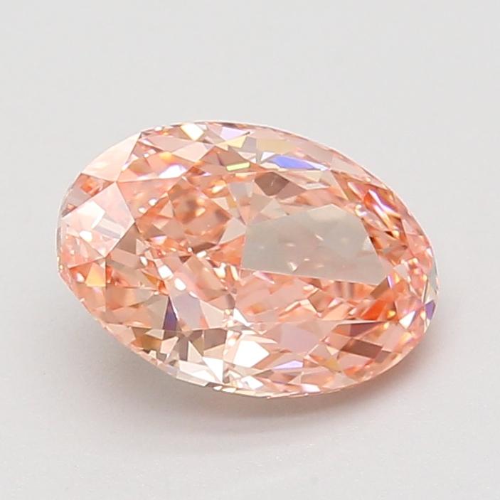 2.08 Ct. Fancy Vivid Pink Oval Lab Grown Diamond